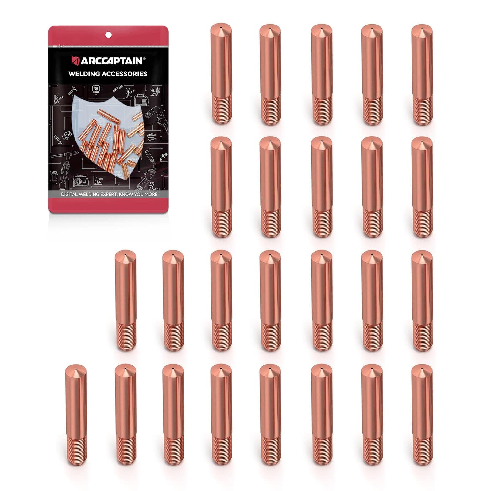 MIG Welding Contact Tips 25 Piece For Miller Millermatic