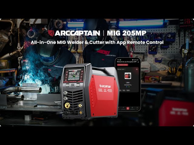 Arccaptain MIG205MP|The Best All-In-One(MIG,MMA,TIG,Clean,CUT) Welder&Cutter