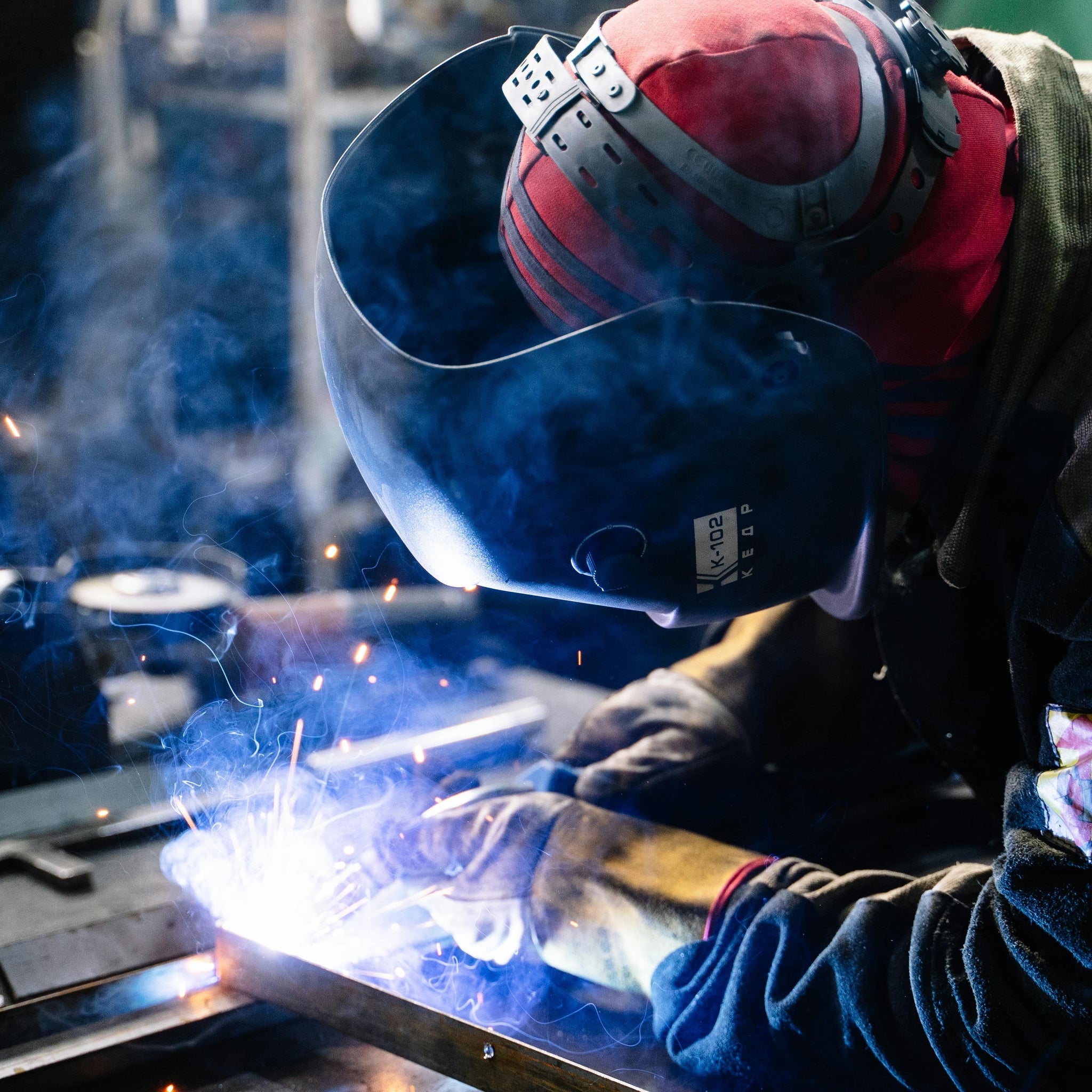 spray transfer welding