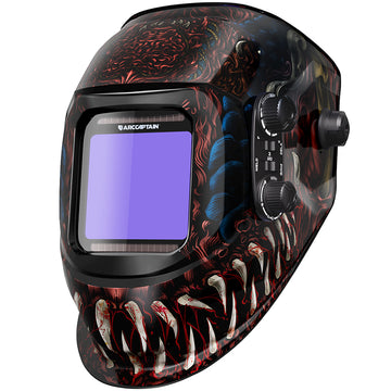 Large View Auto Darkening Welding Helmet 3.94"X3.66" True Color Welding Helmet HSH-G999