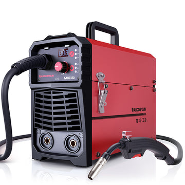 Arccaptain MIG130 Best 3 in 1 110V Portable No Gas Flux Core Welder