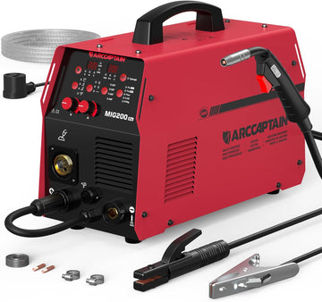 Arccaptain MIG200 Fit Affordable Aluminum MIG Welder for Beginner