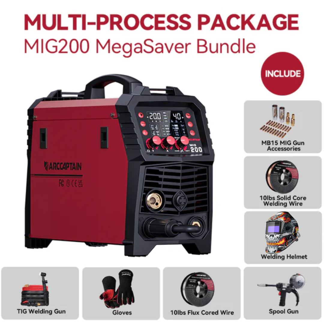 MIG200 Welder MegaSaver Bundle