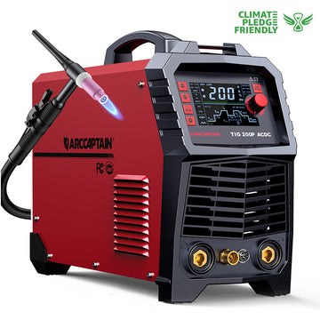 ARCCAPTAIN TIG200P AC DC Multi Process Pulse TIG Aluminum Welder