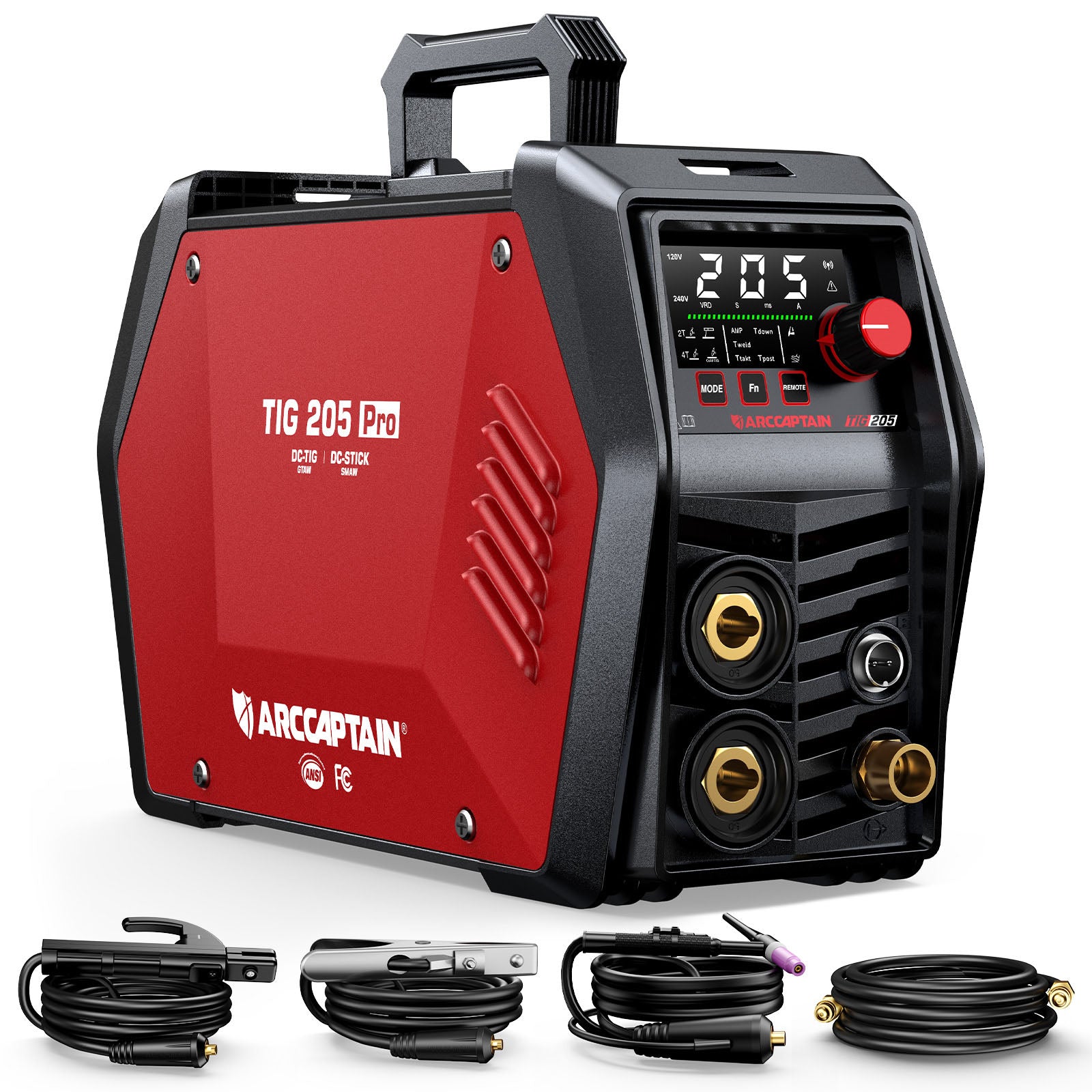 TIG205 Pro DC TIG Spot Cold Welder