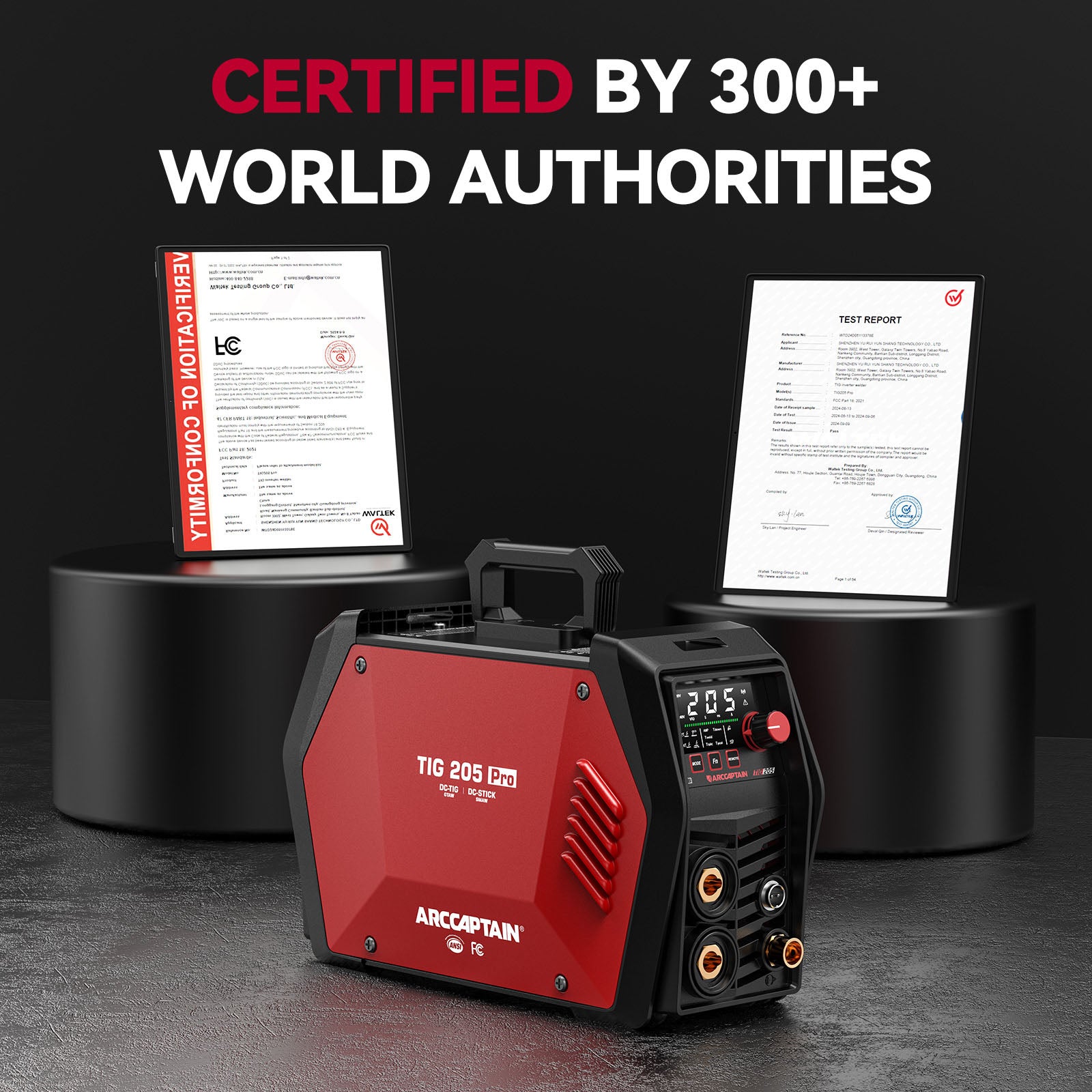 TIG205 Pro DC TIG Spot Cold Welder